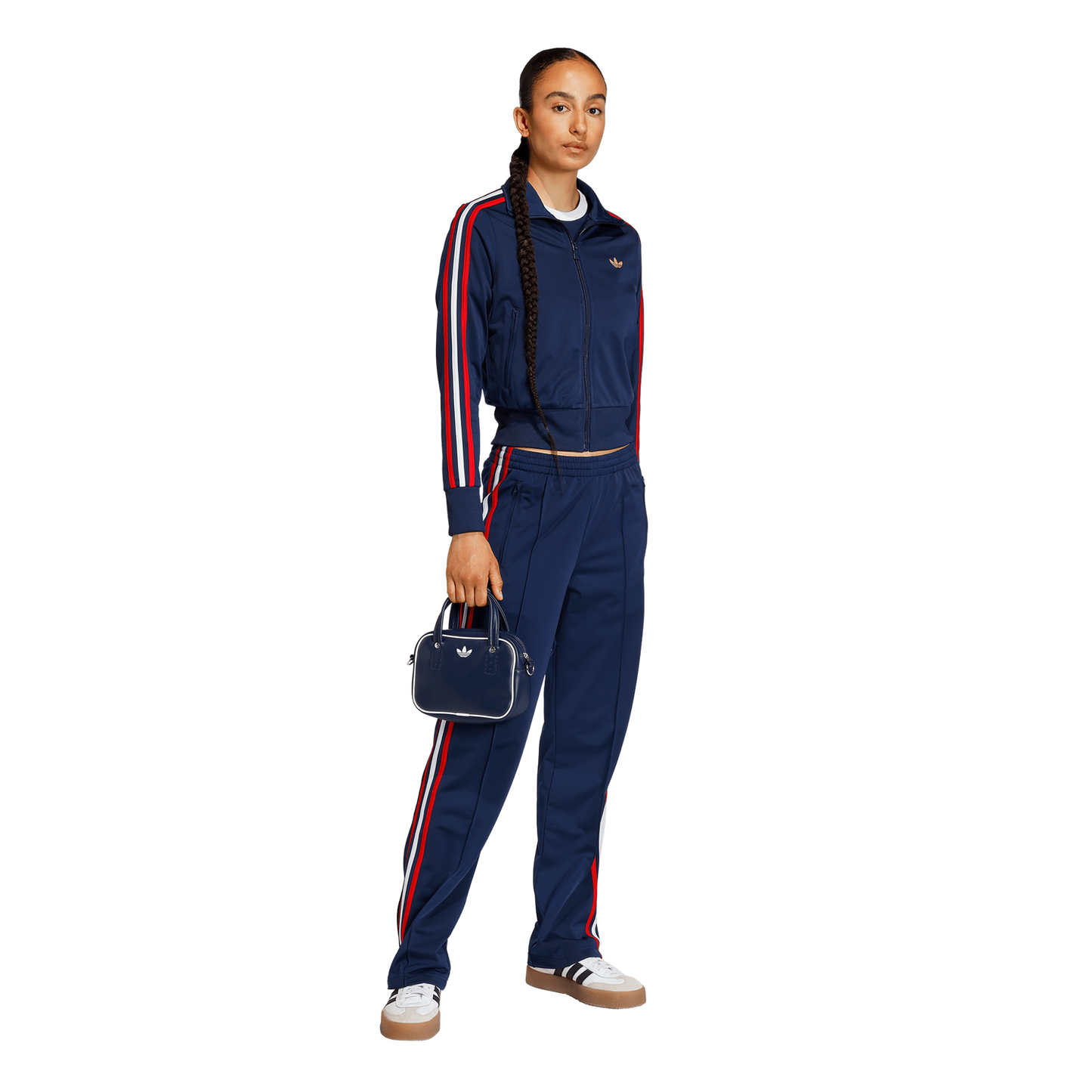 adidas Originals Firebird Classic Track Top - Women's - Night Indigo/Better Scarlet/White