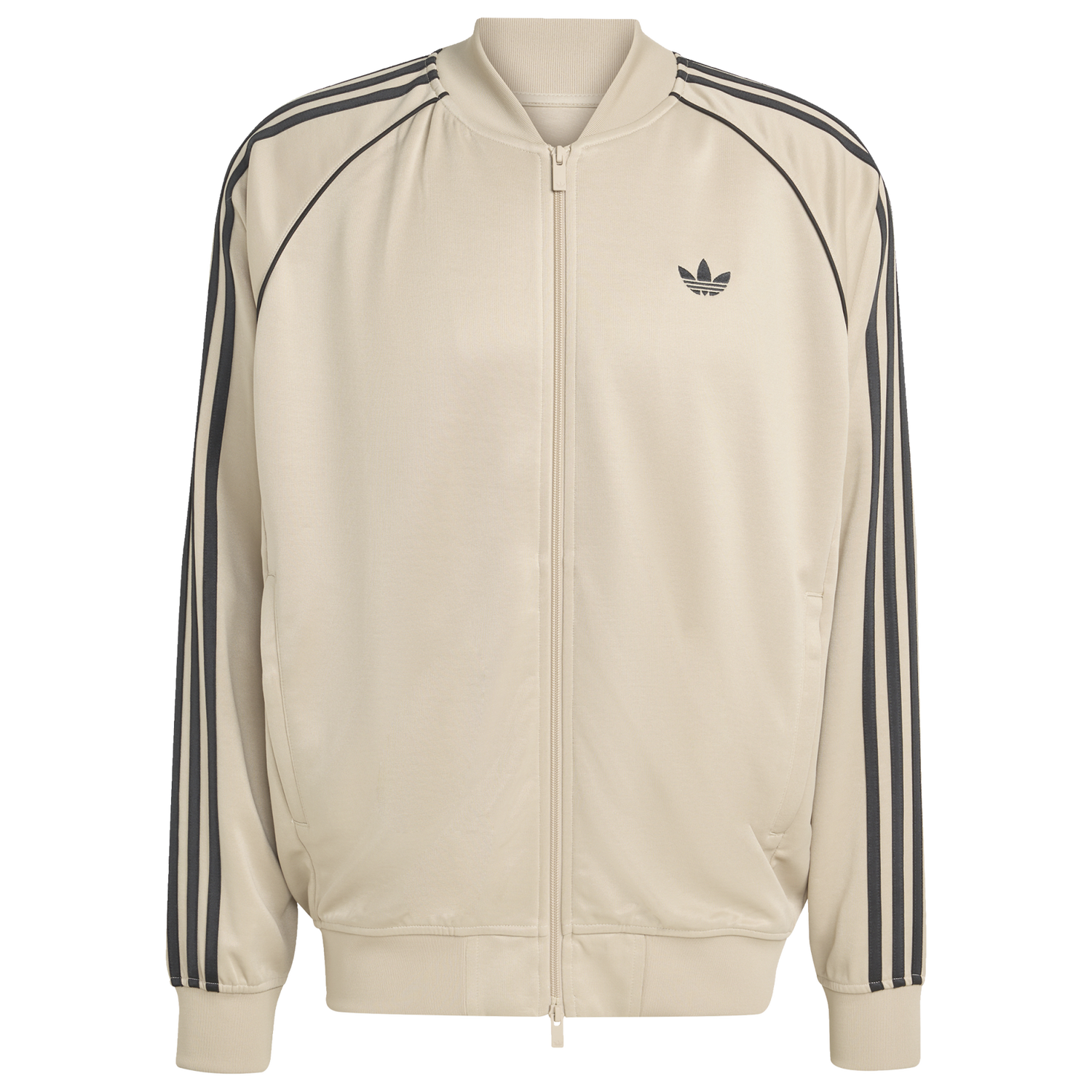 adidas Super Star Loose Track Top - Men's - Black/Tan