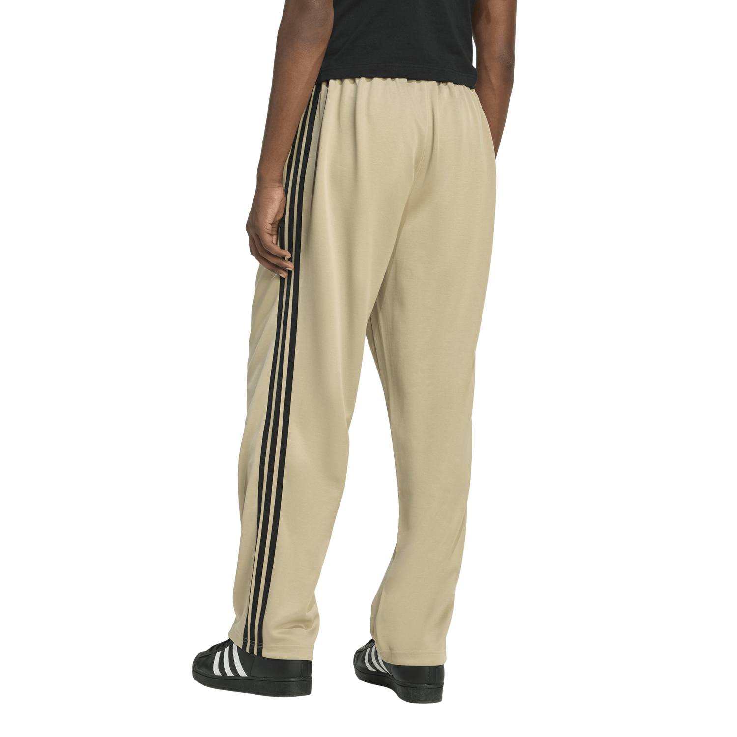 adidas Super Star Loose Track Pants - Men's - Tan/Black