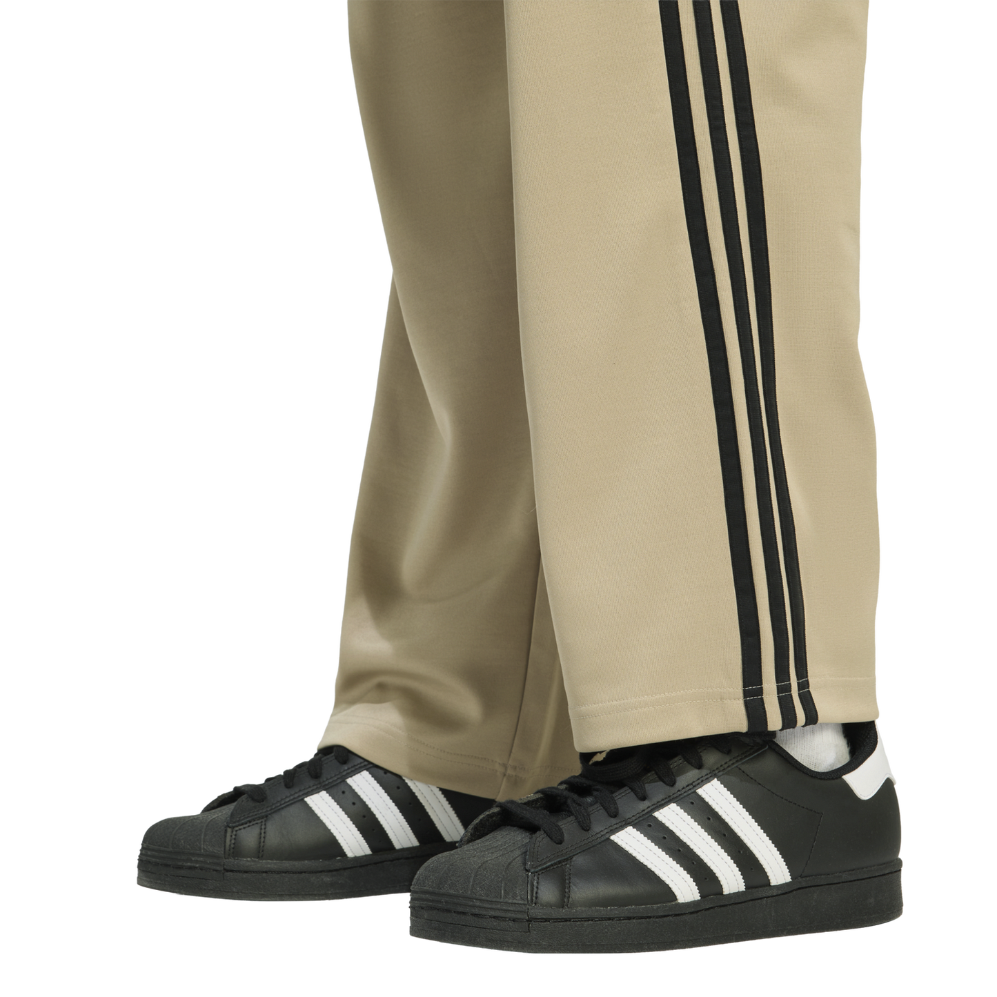 adidas Super Star Loose Track Pants - Men's - Tan/Black
