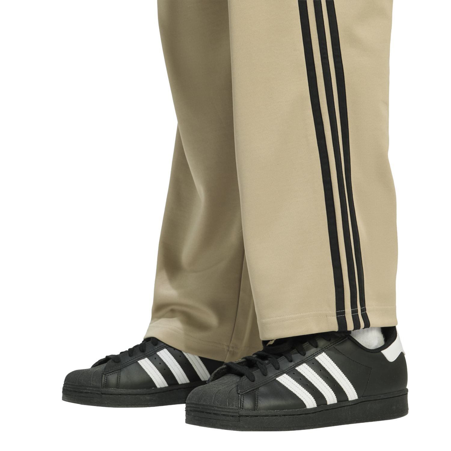 adidas Super Star Loose Track Pants - Men's - Tan/Black