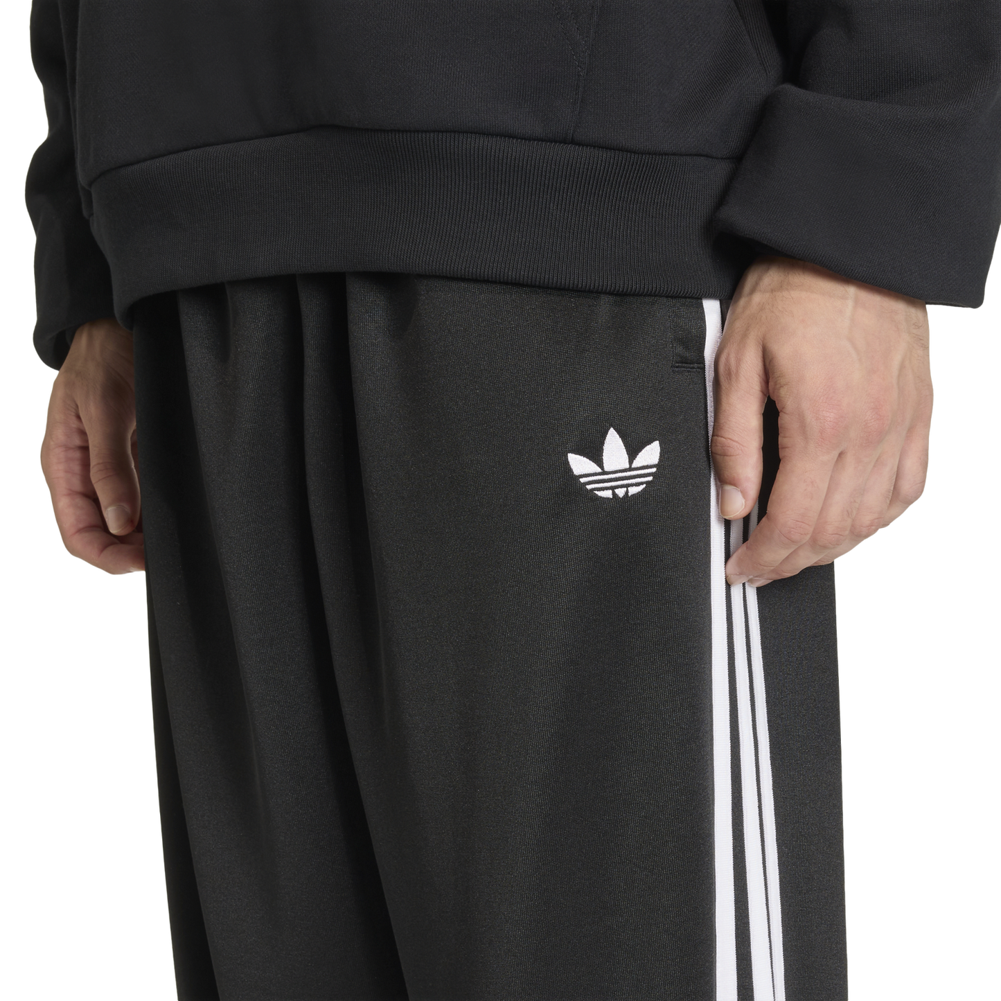 adidas Super Star Loose Track Pants - Men's - Black/White