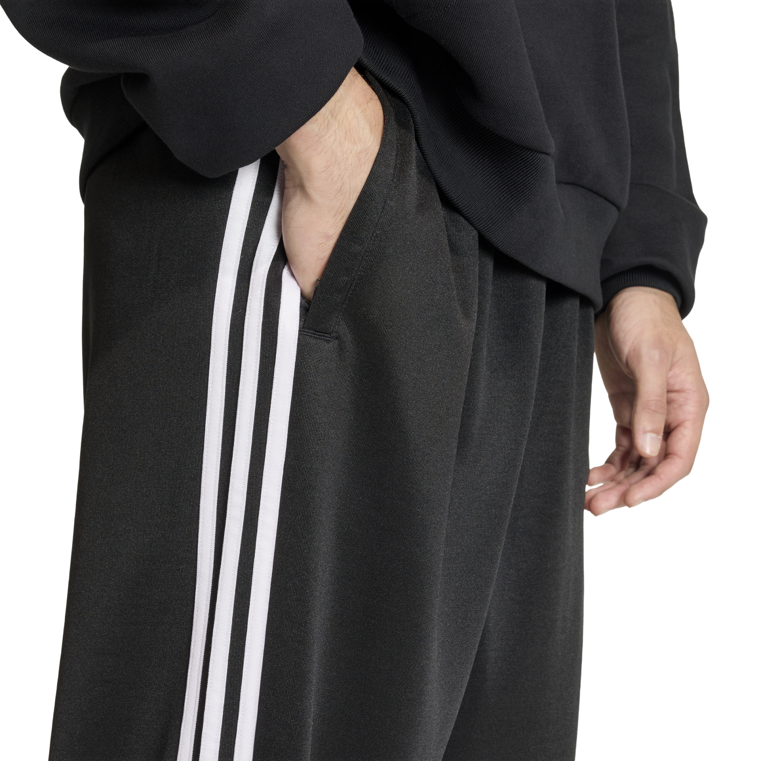 adidas Super Star Loose Track Pants - Men's - Black/White