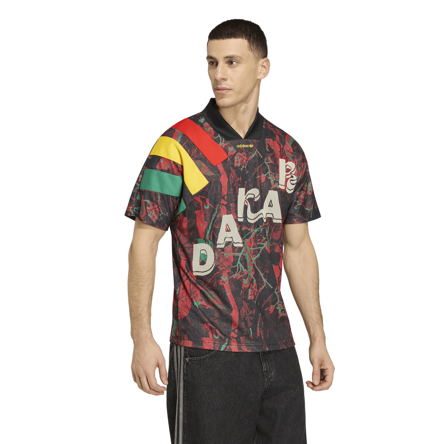 adidas Host City Graphic Jersey - Men's - Semi Screaming Green/Black