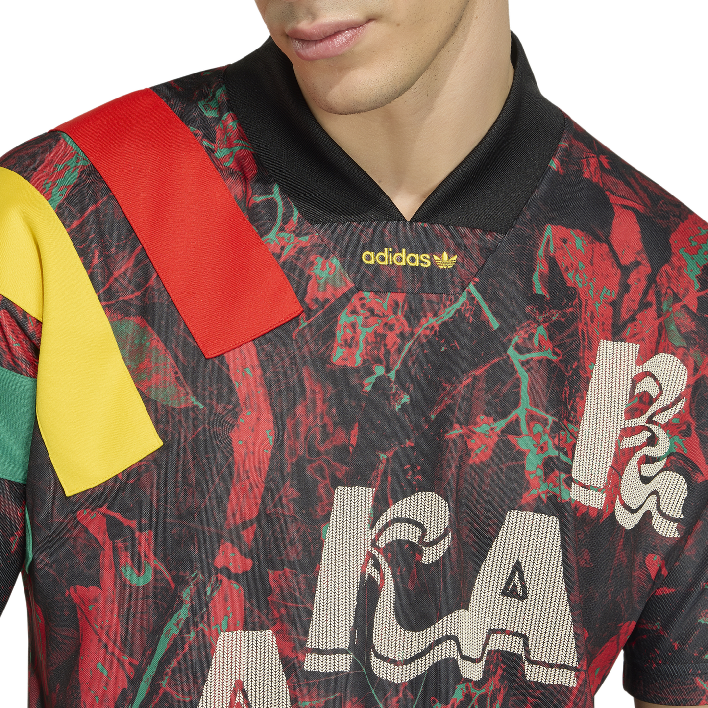 adidas Host City Graphic Jersey - Men's - Semi Screaming Green/Black