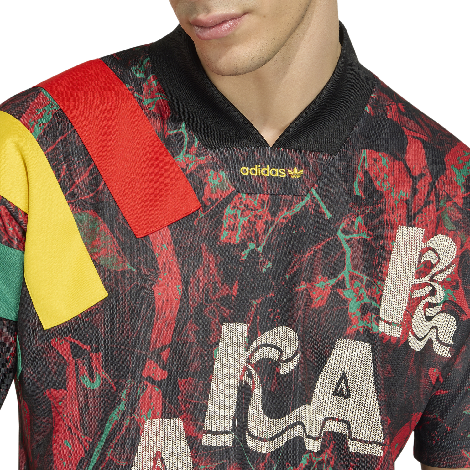 adidas Host City Graphic Jersey - Men's - Semi Screaming Green/Black