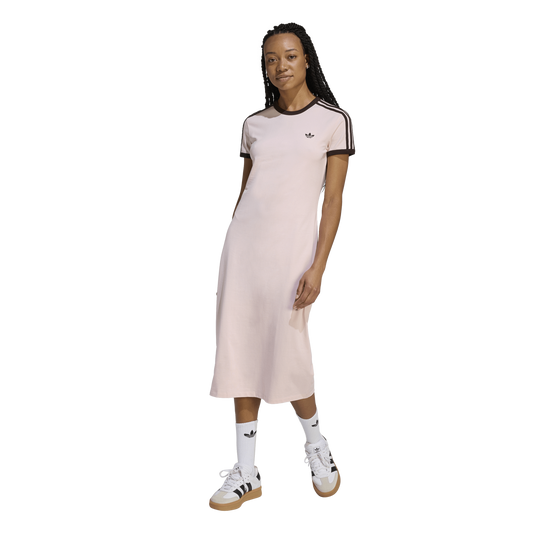 adidas 3S Dress - Women's - Sandy Pink/Aurora Coffee