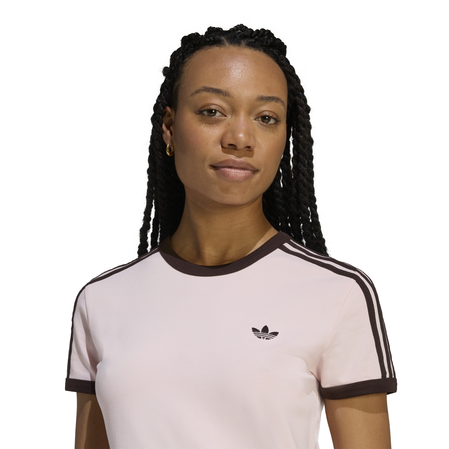 adidas 3S Dress - Women's - Sandy Pink/Aurora Coffee