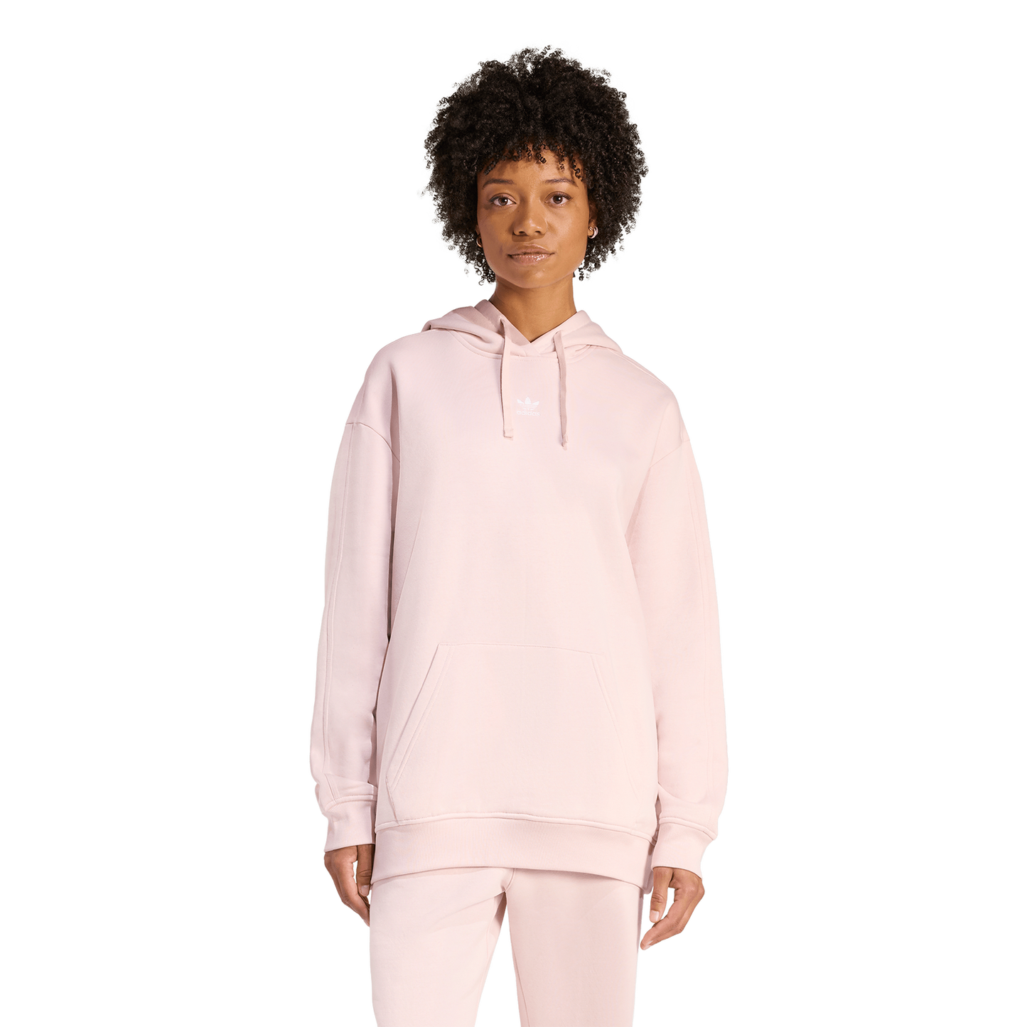 adidas Originals Essentials Oversized Hoodie - Women's - Sandy Pink