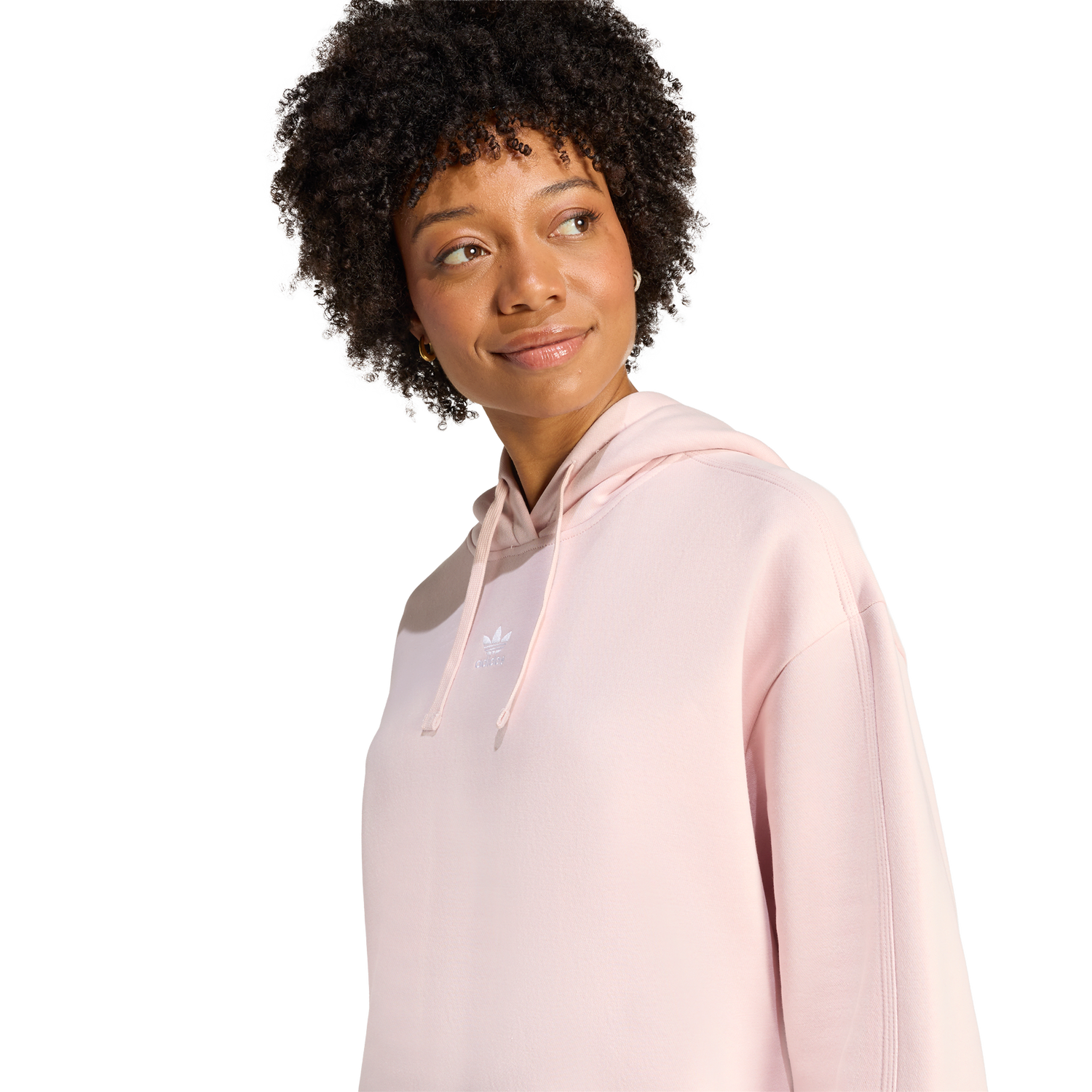 adidas Originals Essentials Oversized Hoodie - Women's - Sandy Pink
