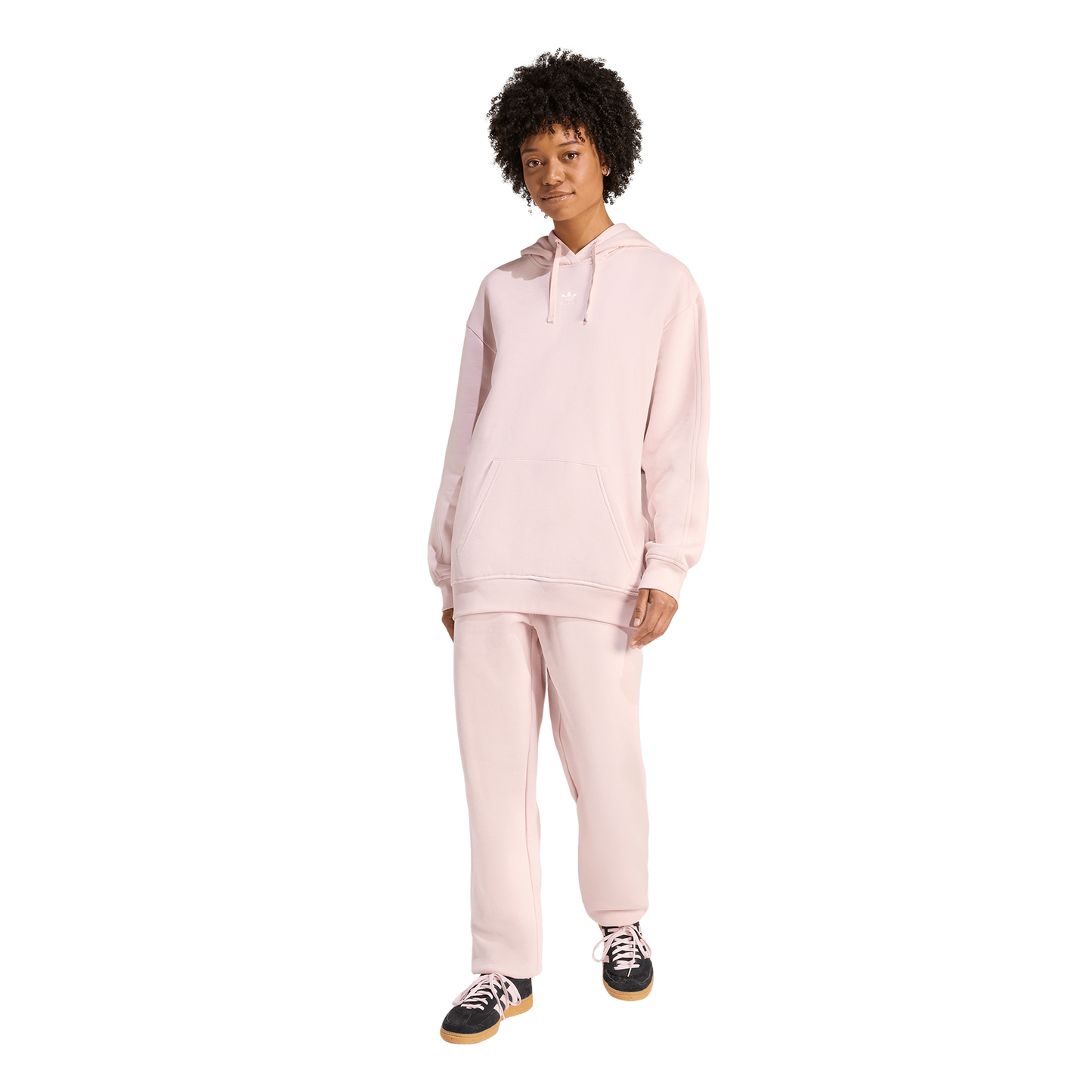 adidas Originals Essentials Oversized Hoodie - Women's - Sandy Pink