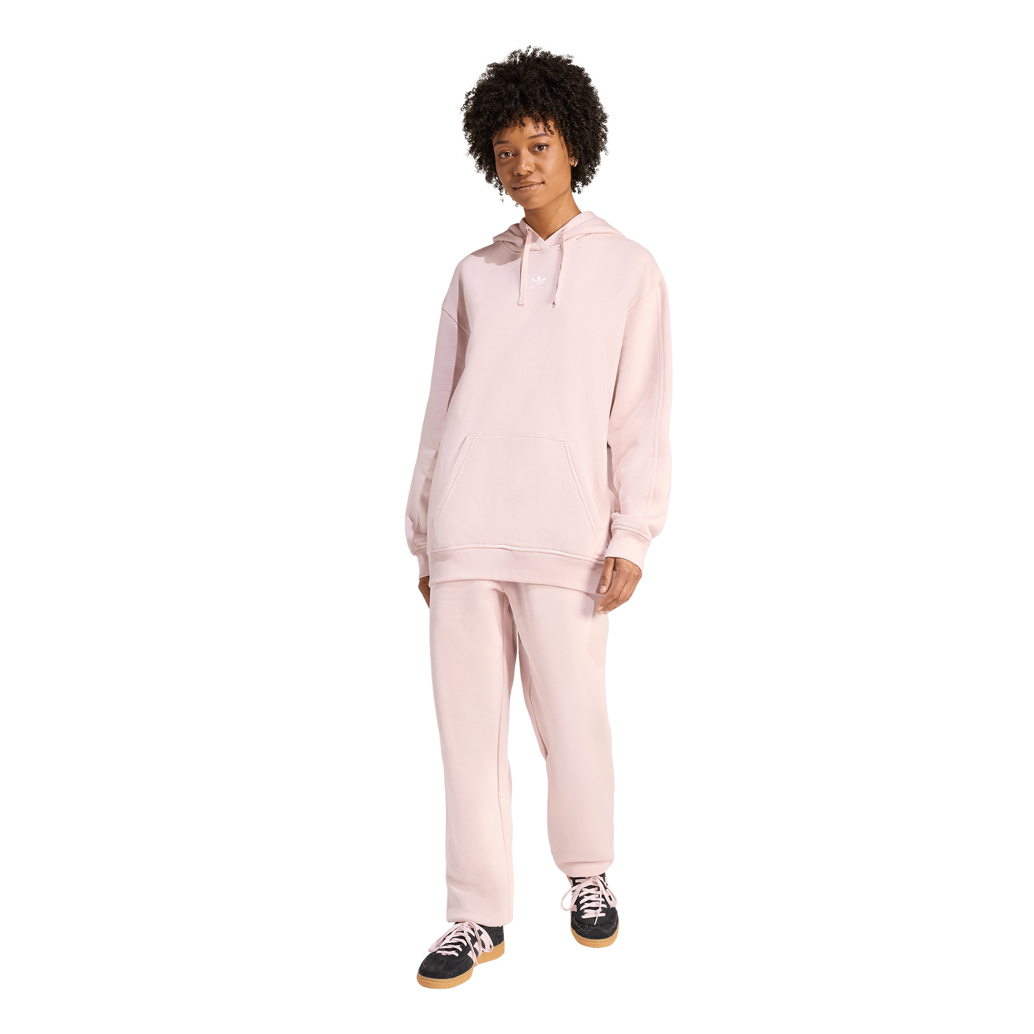 adidas Originals Essentials Oversized Hoodie - Women's - Sandy Pink