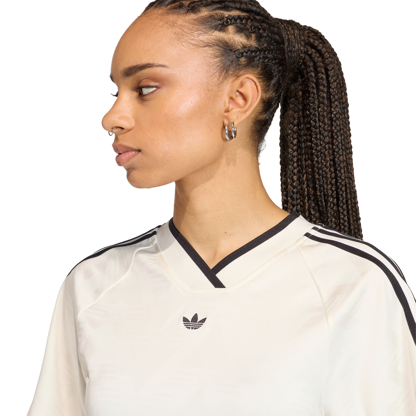 adidas Rouched Foot J - Women's - Black/White