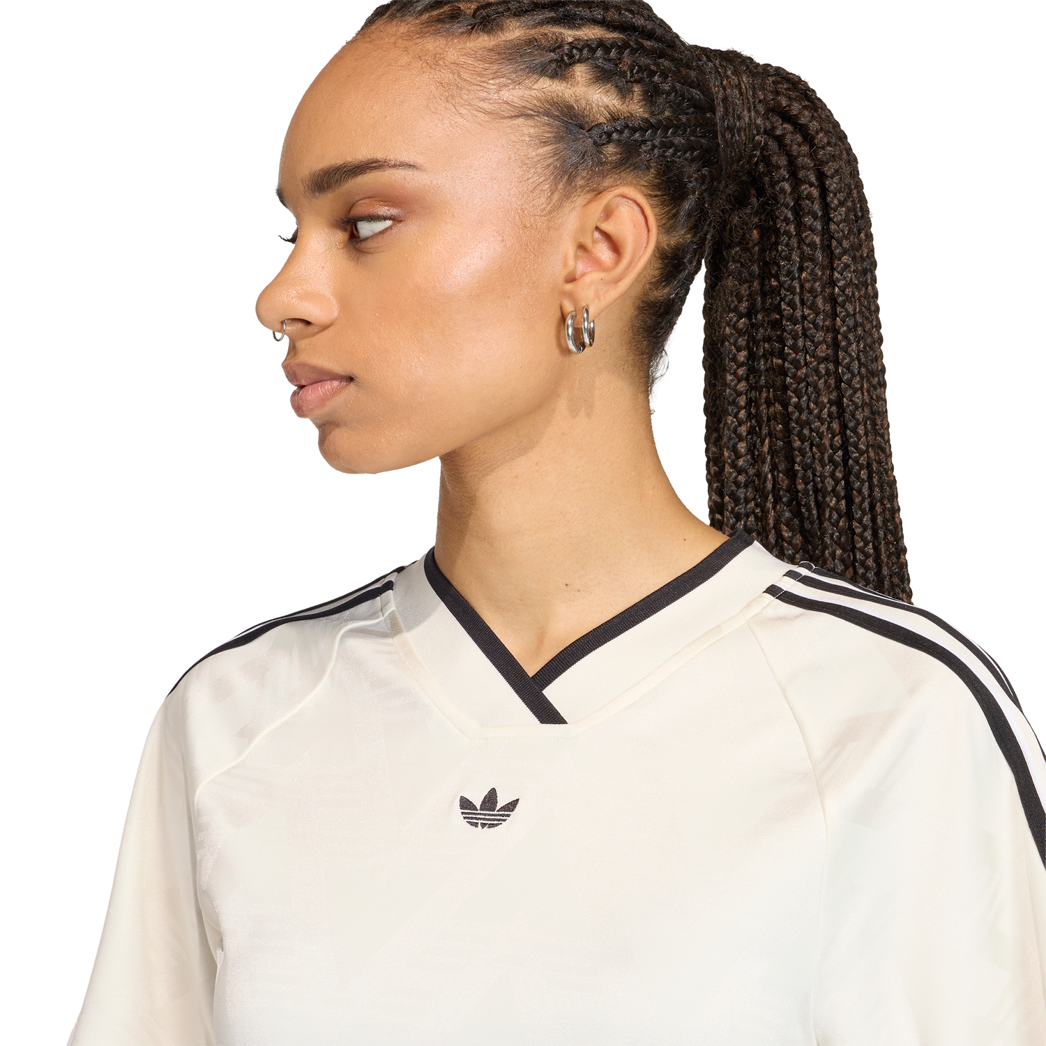 adidas Rouched Foot J - Women's - Black/White