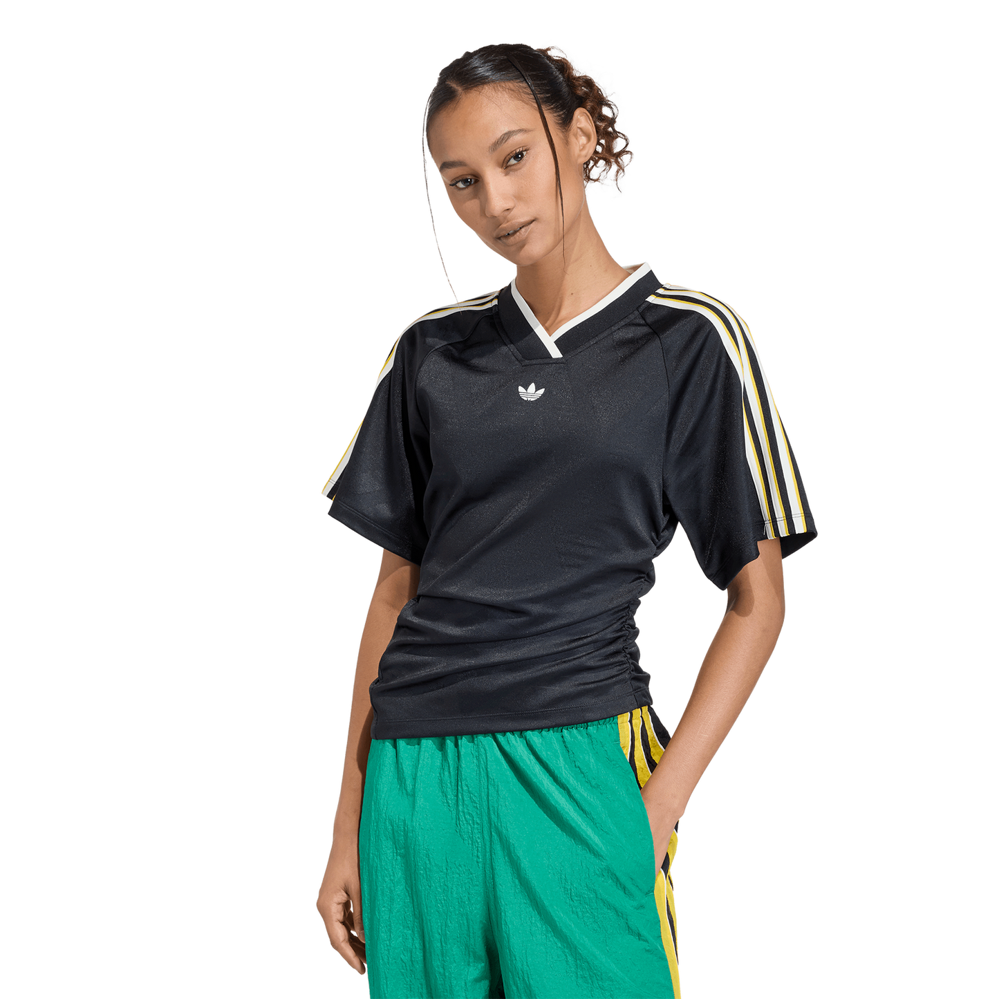 adidas Rouched Foot J - Women's - White/Black