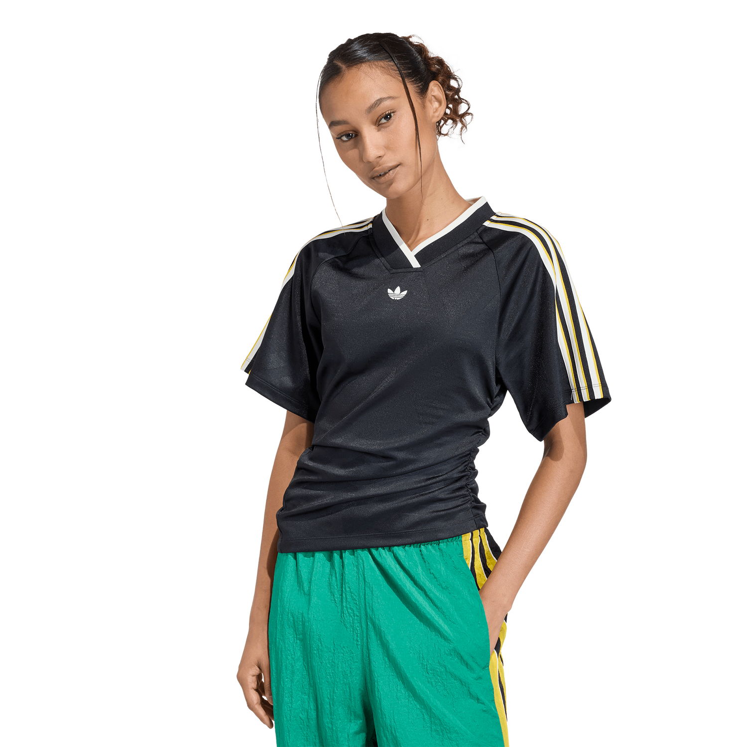 adidas Rouched Foot J - Women's - White/Black