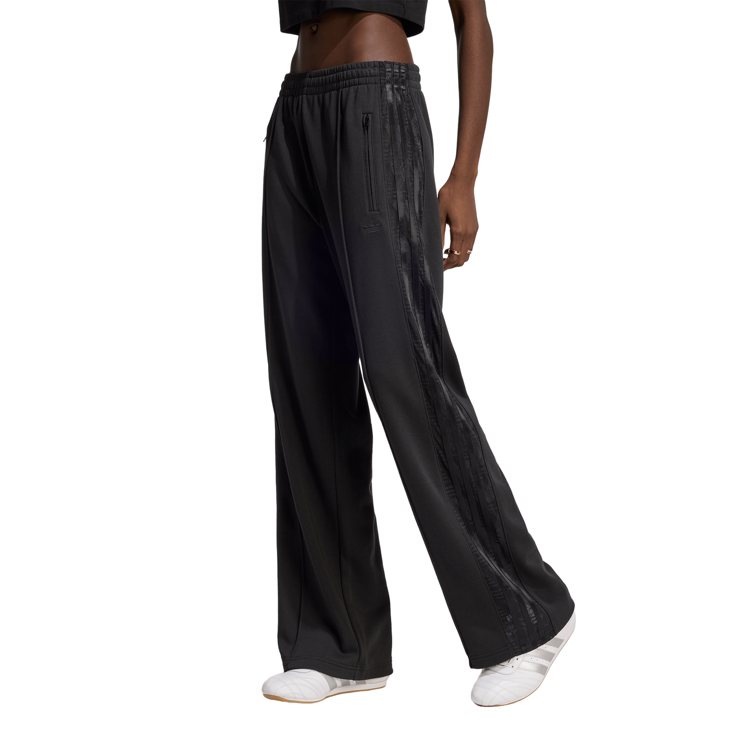 adidas Firebird Lace Track Pants - Women's - Black/Black