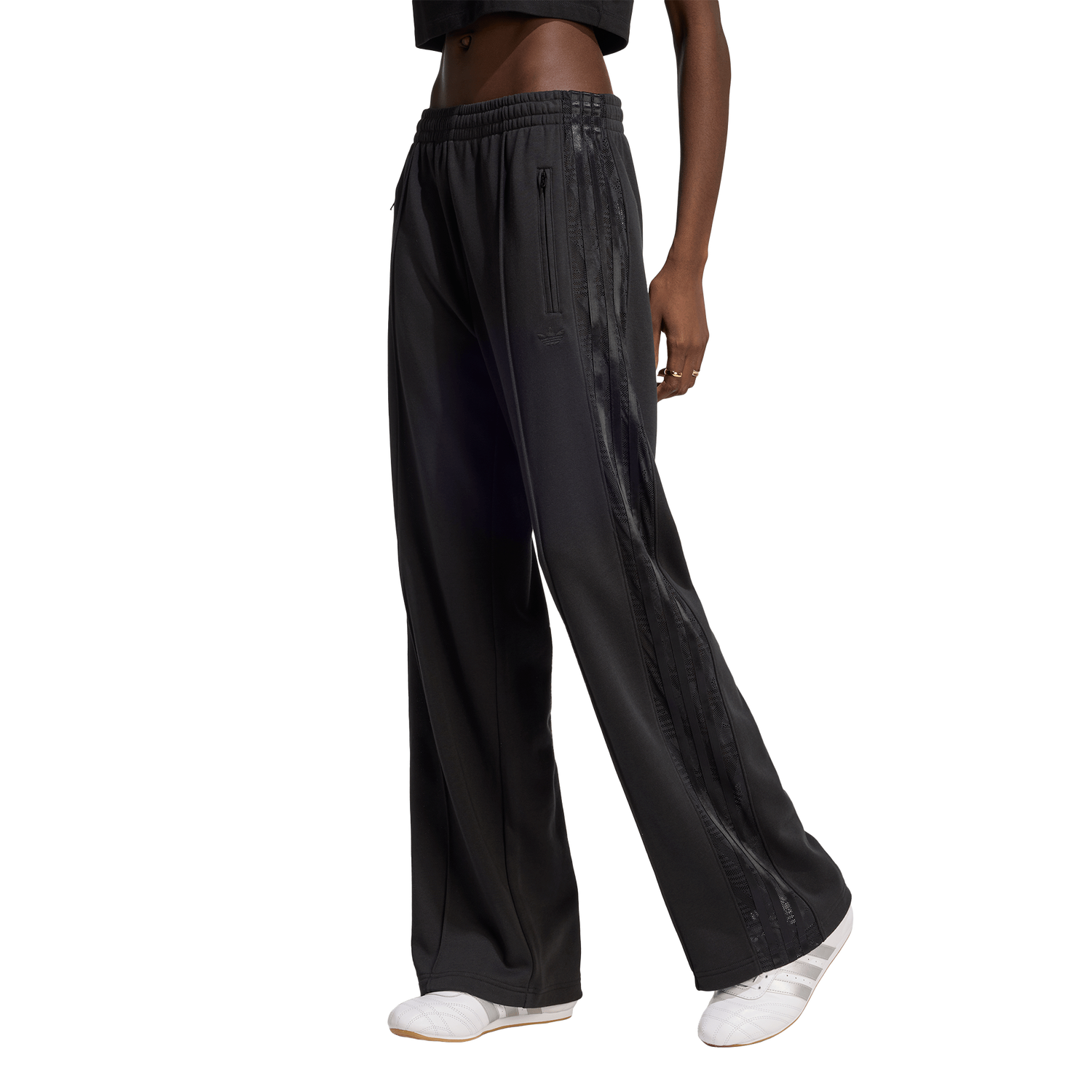 adidas Firebird Lace Track Pants - Women's - Black/Black