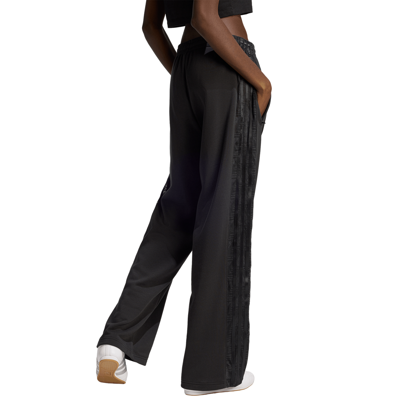 adidas Firebird Lace Track Pants - Women's - Black/Black