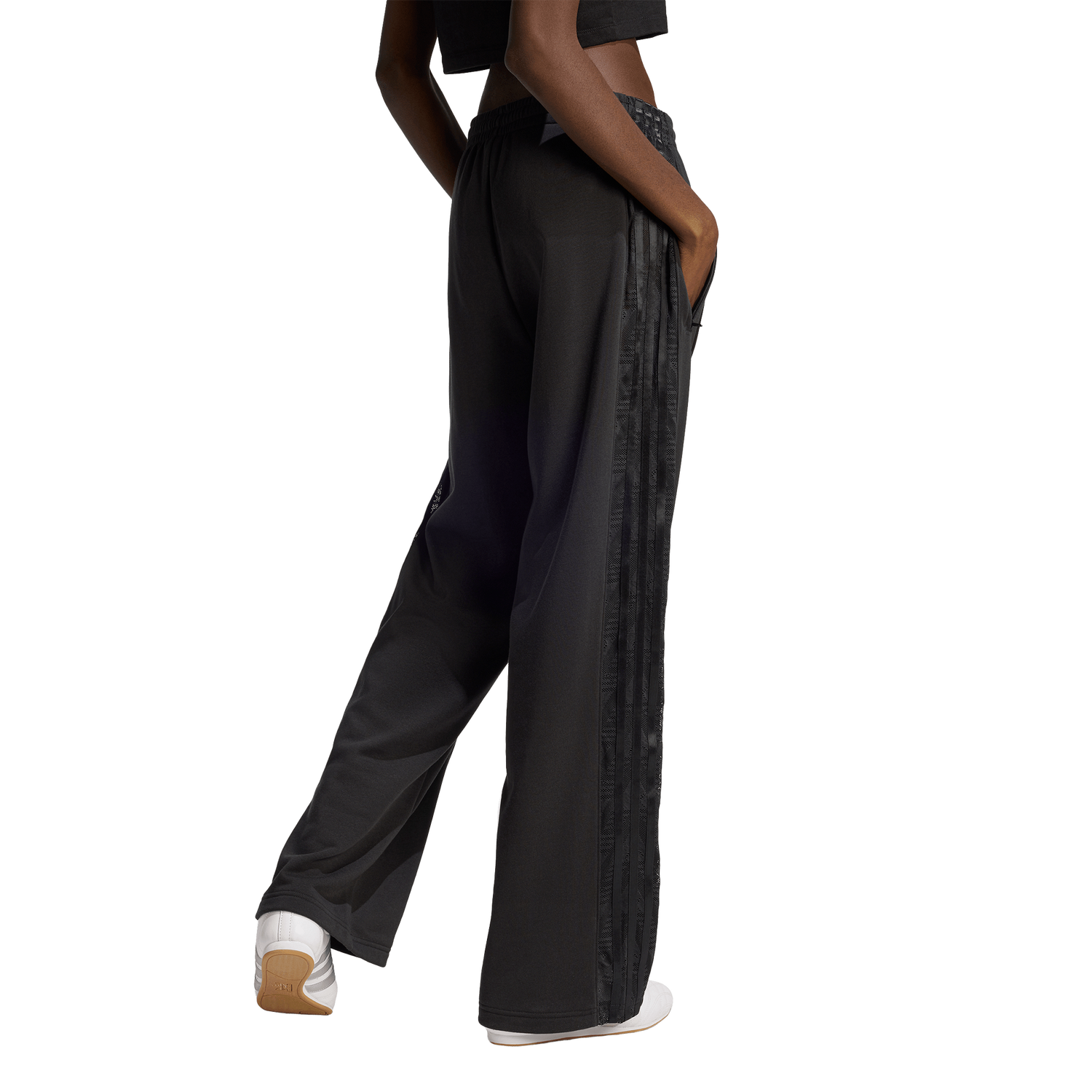 adidas Firebird Lace Track Pants - Women's - Black/Black