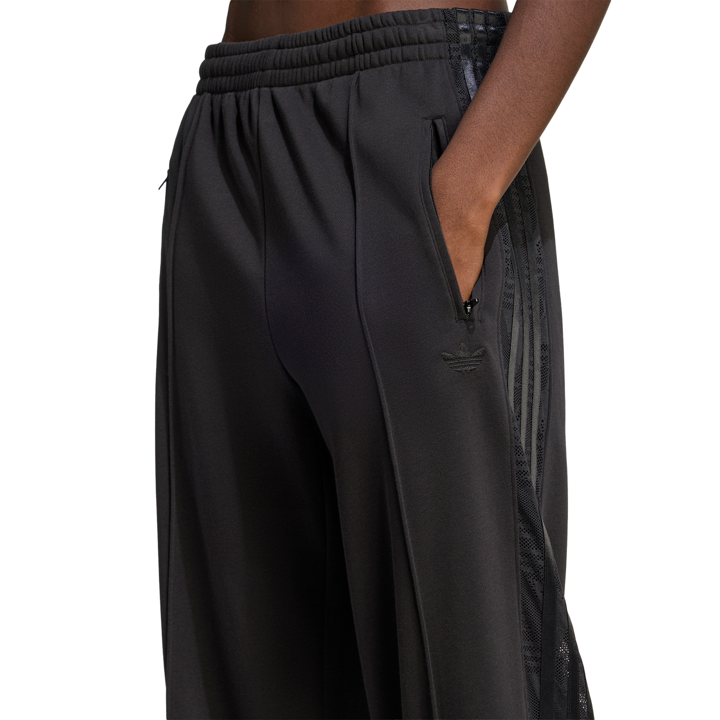 adidas Firebird Lace Track Pants - Women's - Black/Black