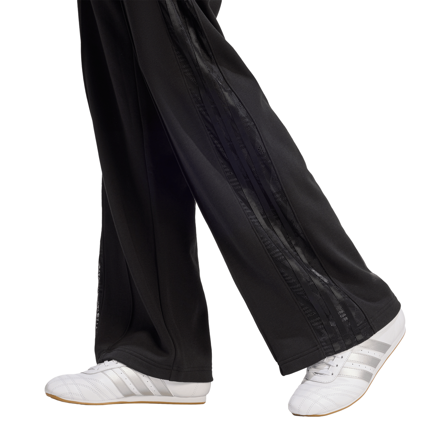 adidas Firebird Lace Track Pants - Women's - Black/Black