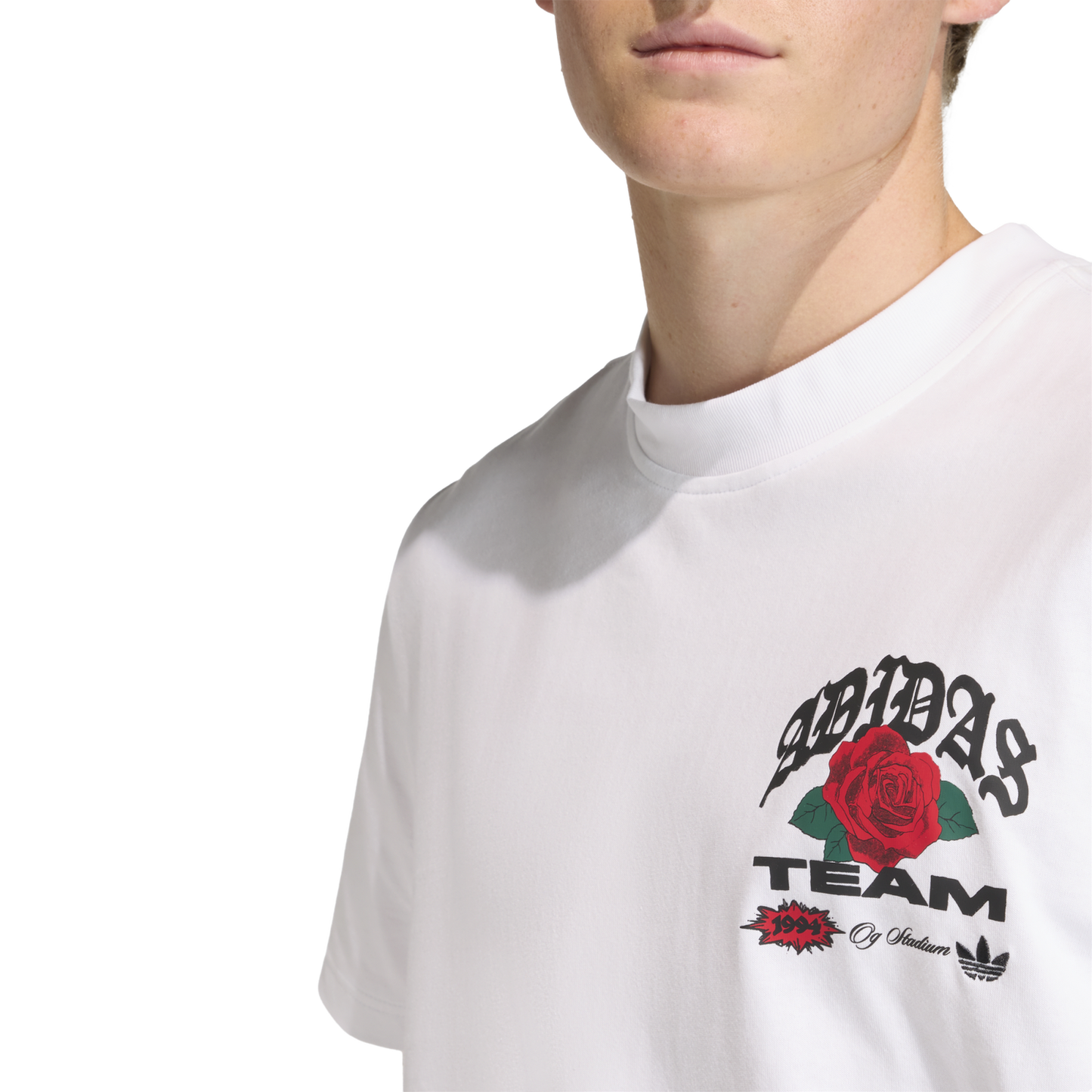 adidas Roses GFX T-Shirt - Men's - White/Black
