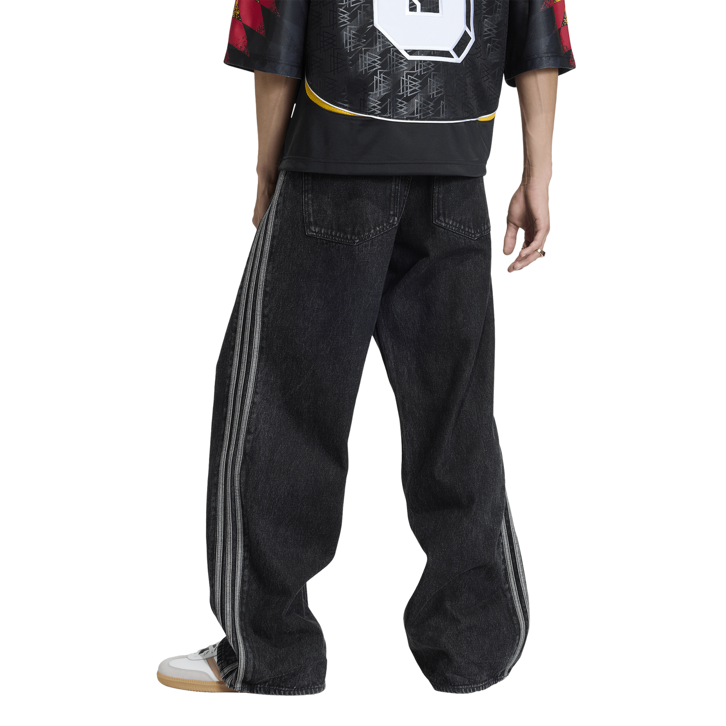 adidas Originals Adicolor Firebird Denim Jeans - Men's - True Black Denim