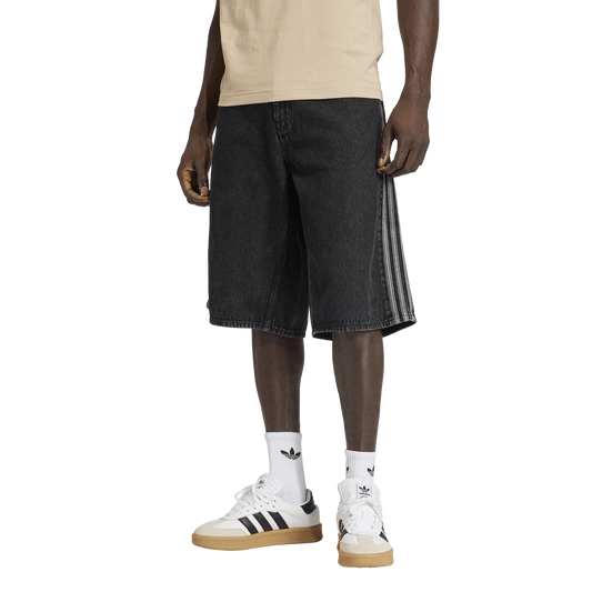 adidas Originals Firebird Adicolor Denim Shorts - Men's - True Black Denim