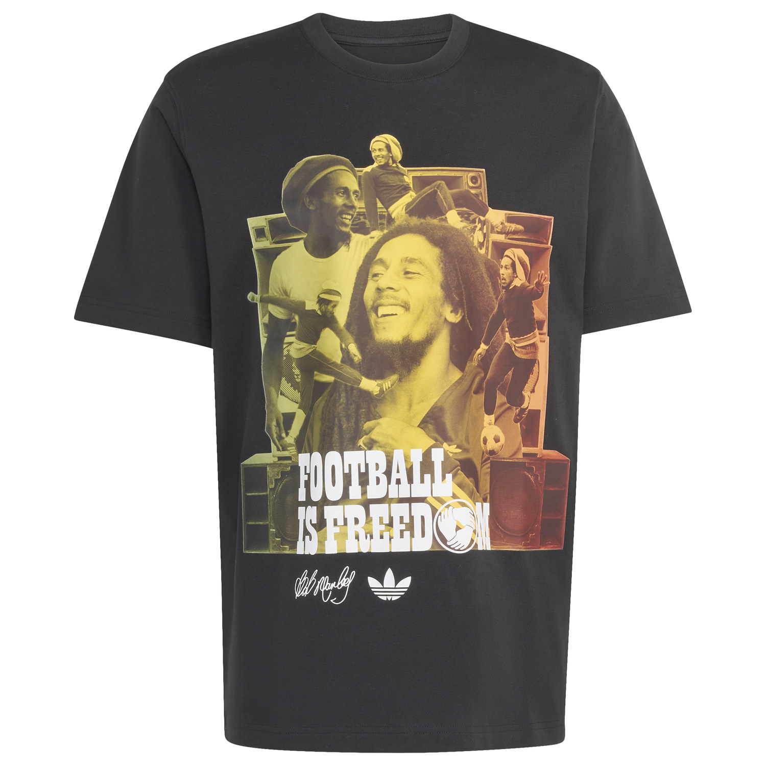 adidas Jamaica Bob OG 1 T-Shirt - Men's - Black