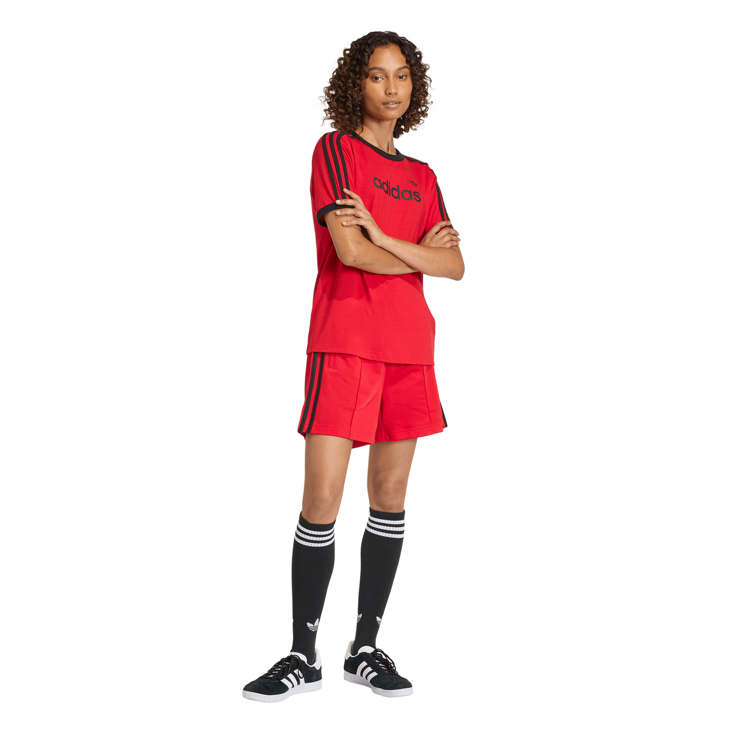 adidas FB Short - Women's - Black/Better Scarlet