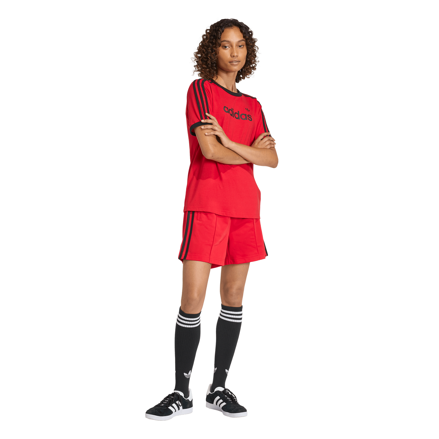 adidas FB Short - Women's - Black/Better Scarlet