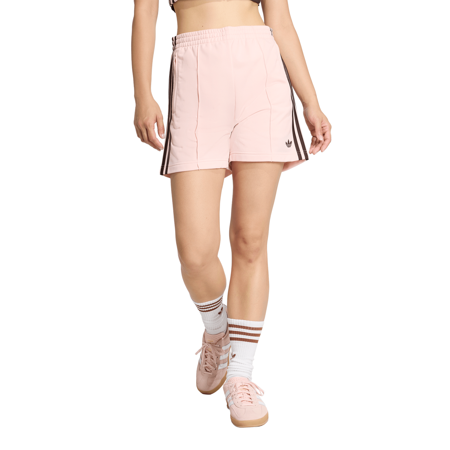 adidas FB Short - Women's - Sandy Pink/Aurora Coffee