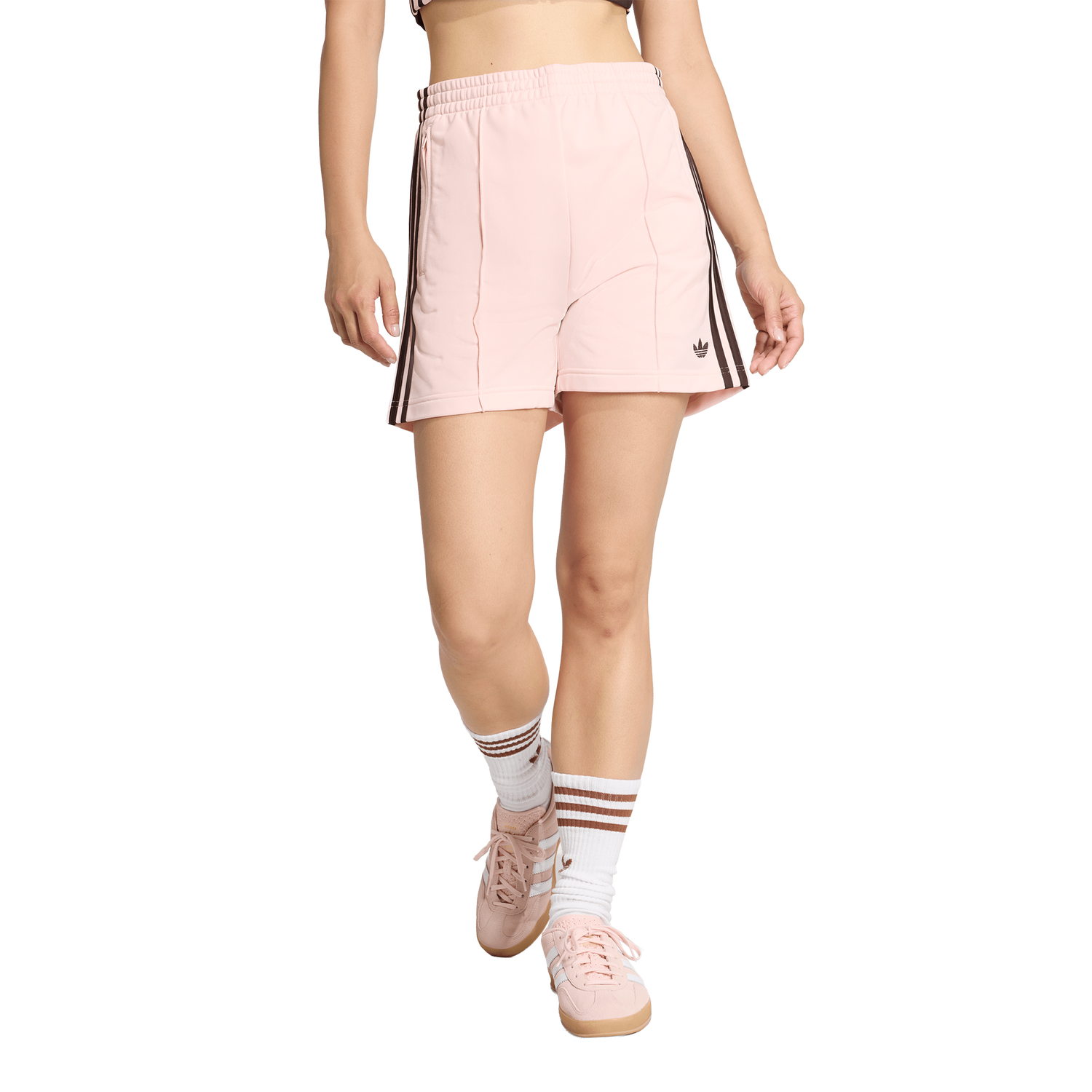 adidas FB Short - Women's - Sandy Pink/Aurora Coffee