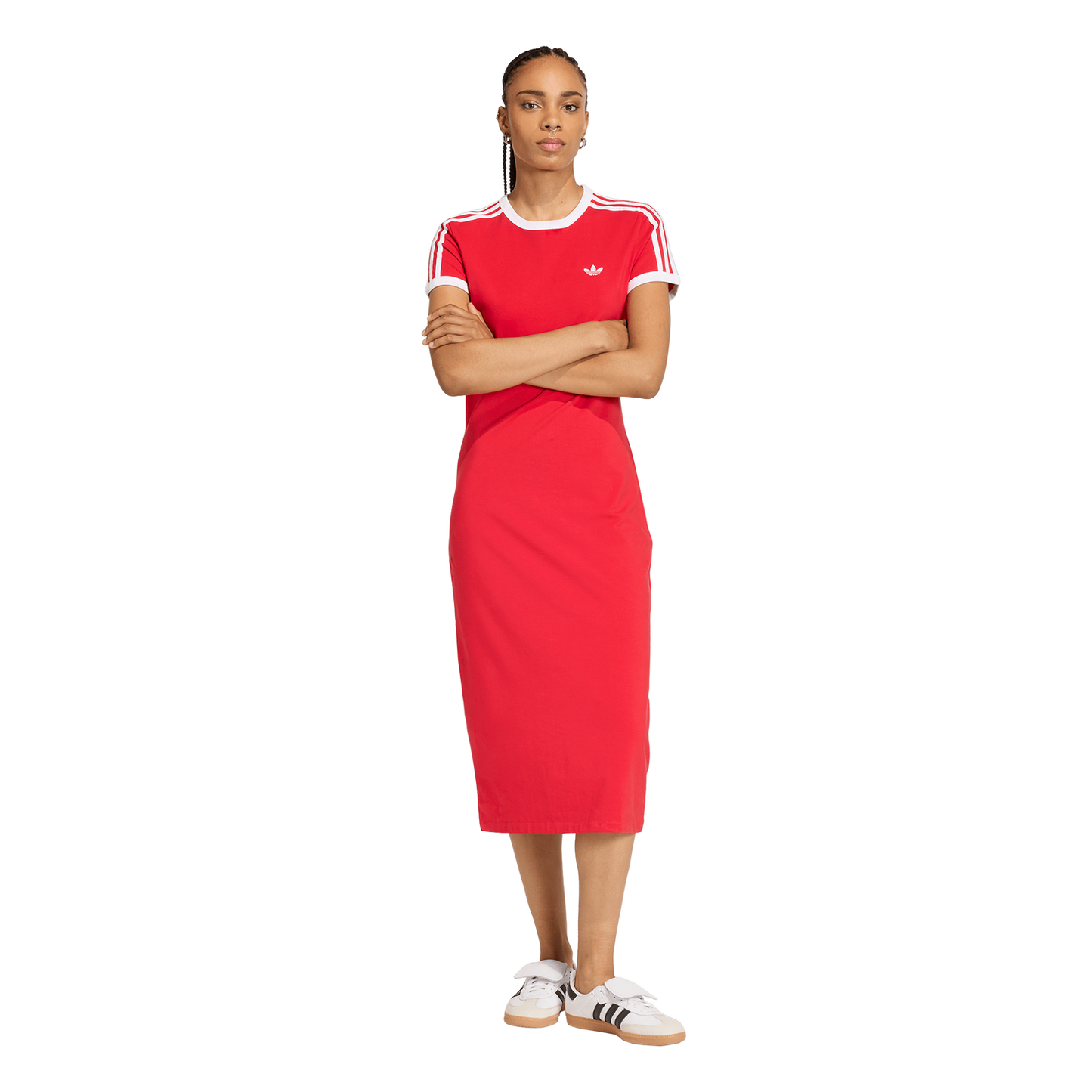 adidas 3S Dress - Women's - Better Scarlet/White