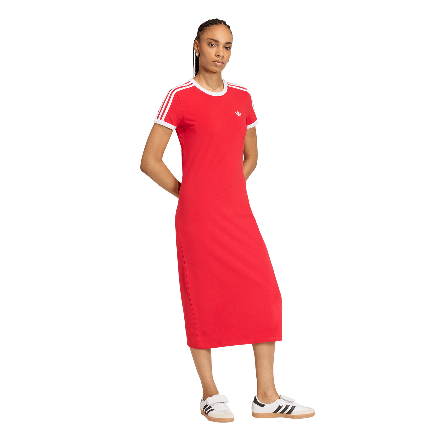 adidas 3S Dress - Women's - Better Scarlet/White