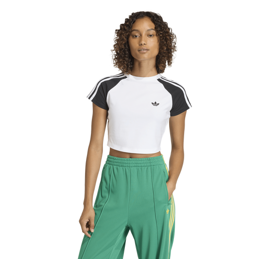 adidas SST Baby T-Shirt - Women's - Black/White/White