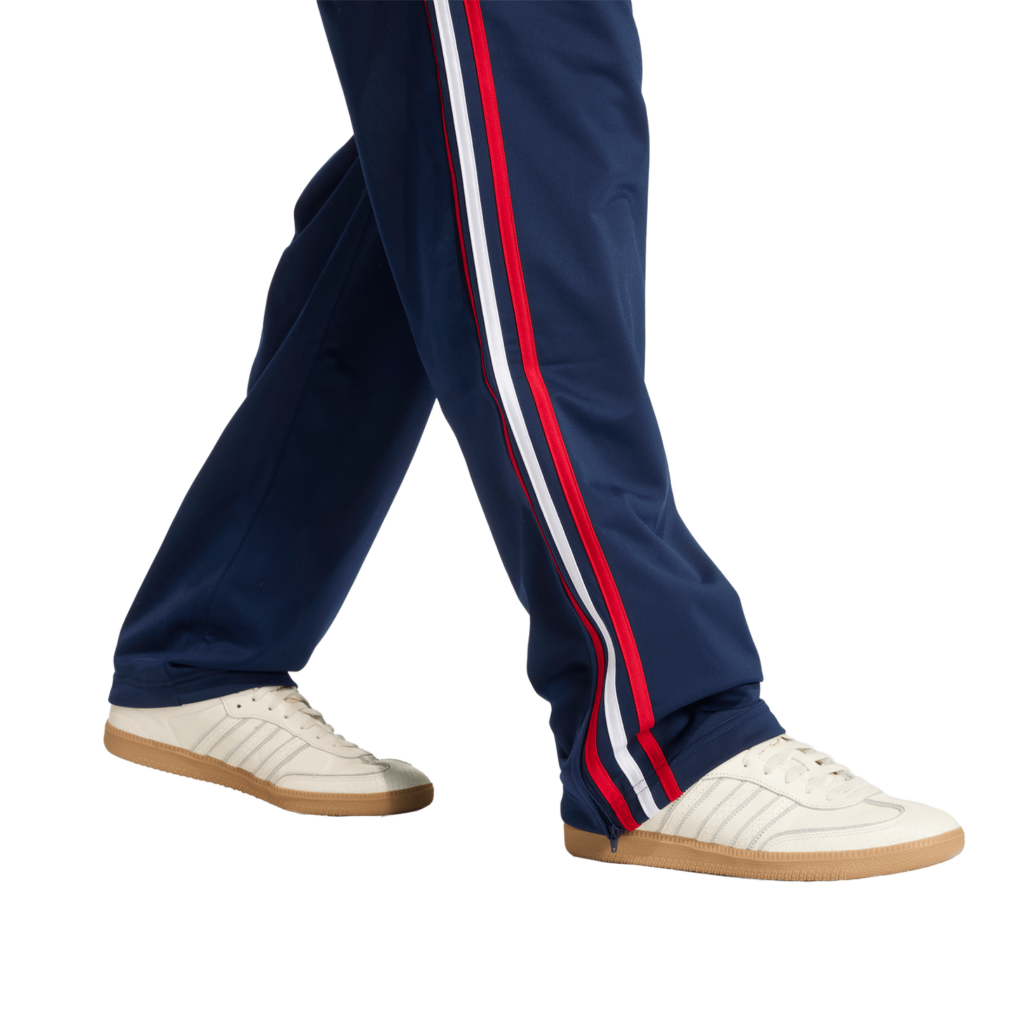 adidas Firebird Track Pants - Men's - Night Indigo/Better Scarlet/White