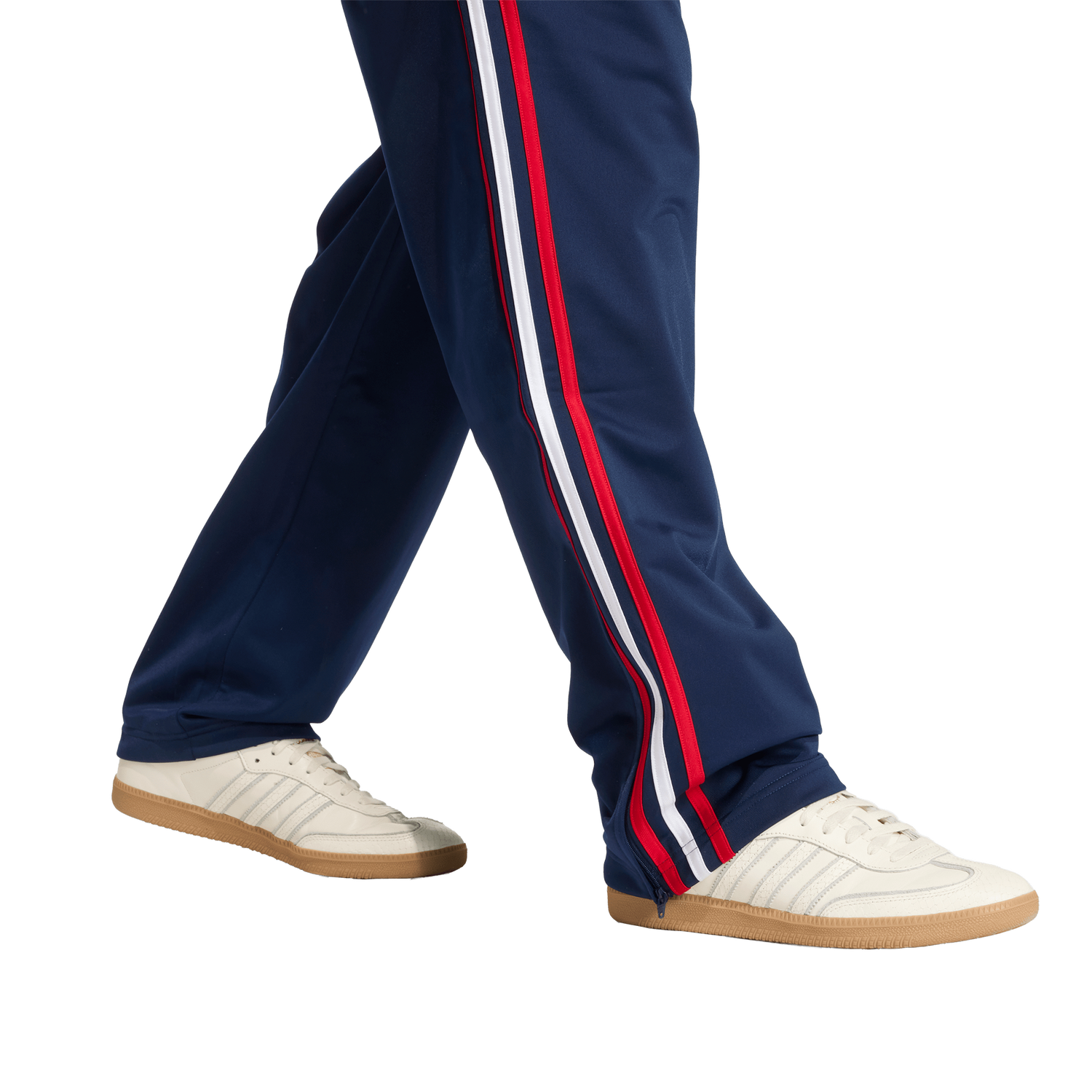 adidas Firebird Track Pants - Men's - Night Indigo/Better Scarlet/White