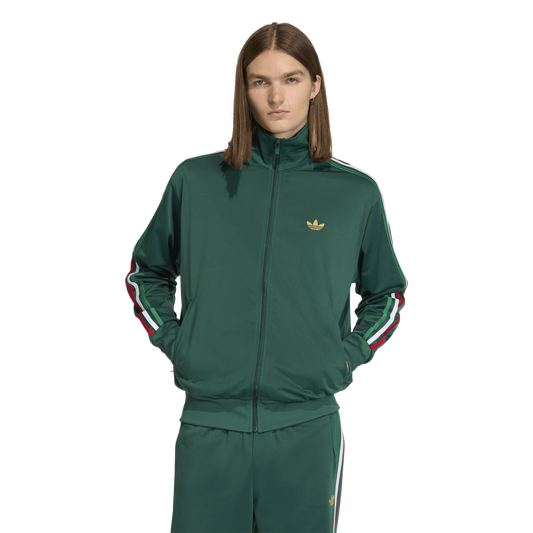 adidas Nations Firebird Track Top - Men's - Green/Red