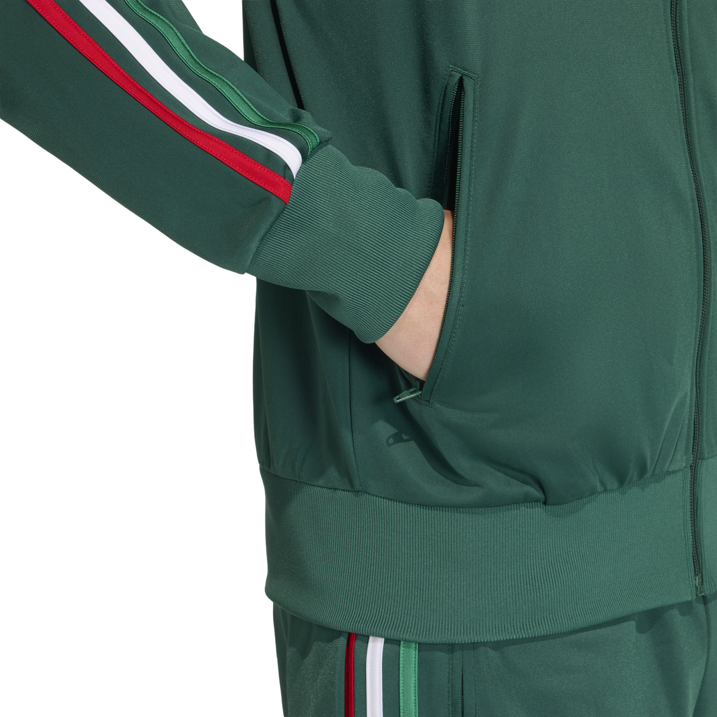 adidas Nations Firebird Track Top - Men's - Green/Red