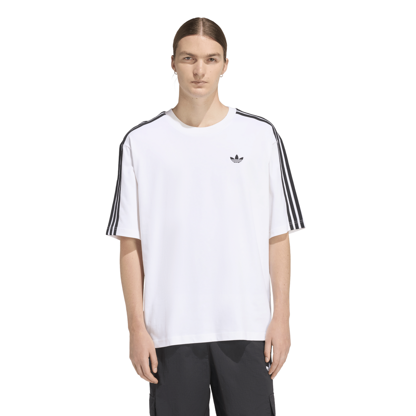 adidas OS 3S T-Shirt - Men's - White/Black