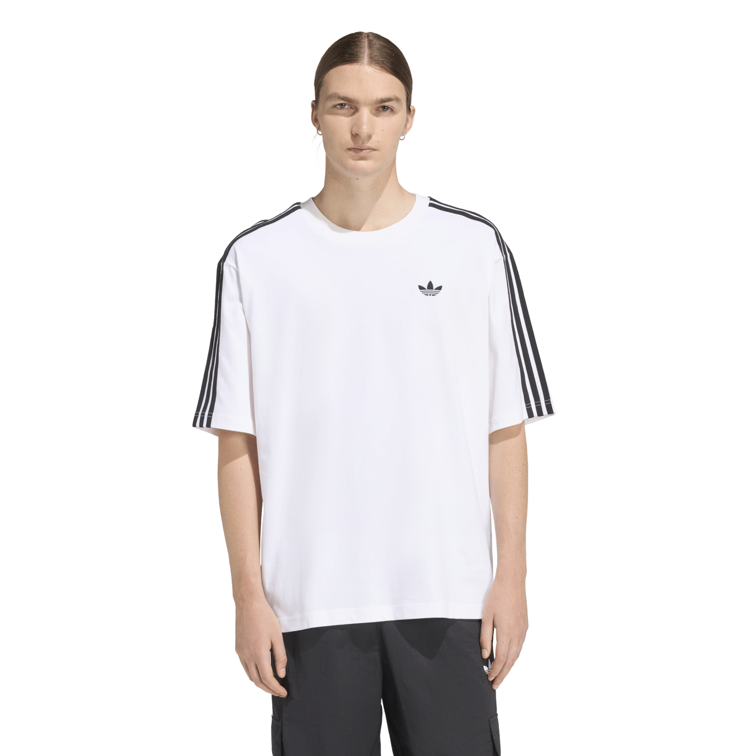 adidas OS 3S T-Shirt - Men's - White/Black