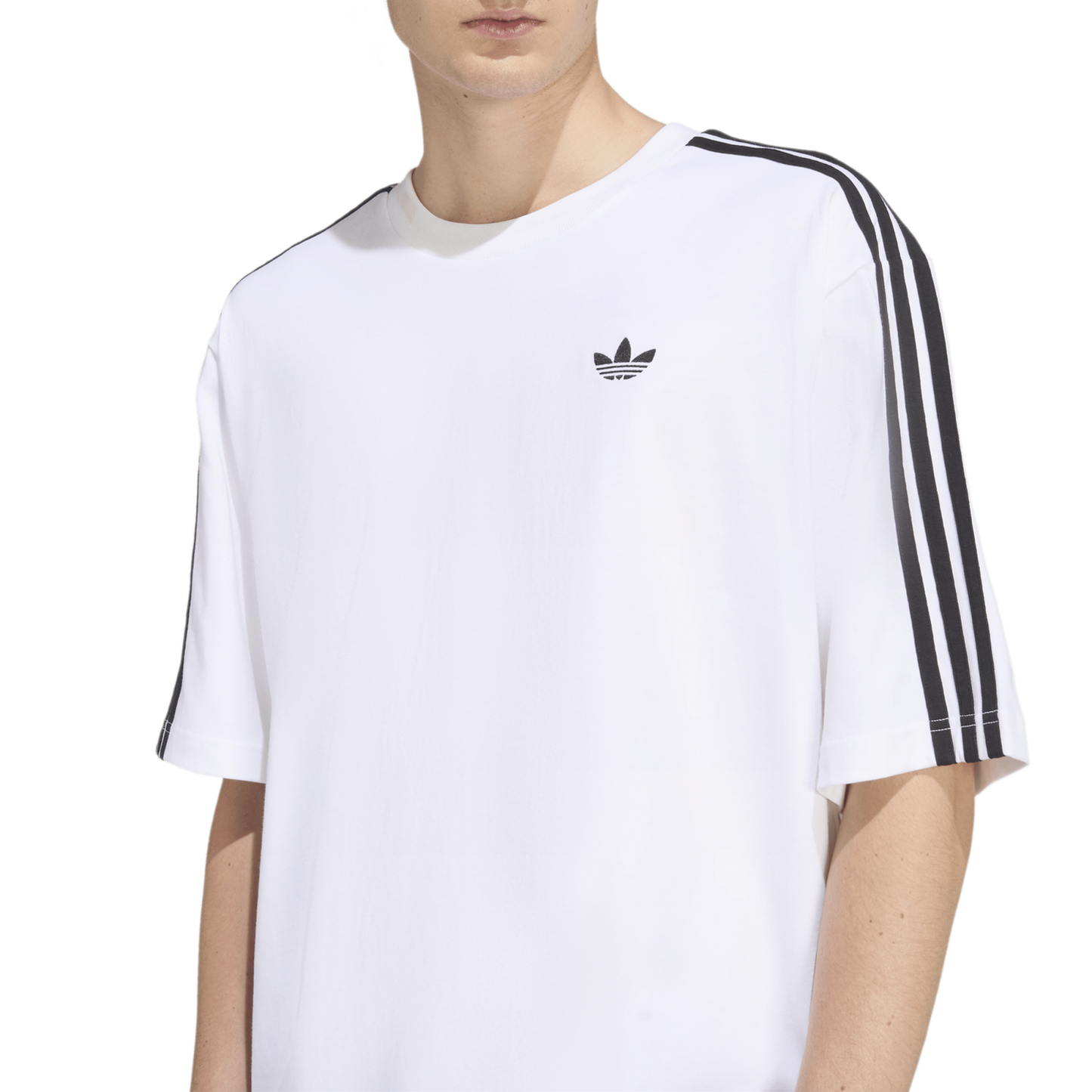 adidas OS 3S T-Shirt - Men's - White/Black