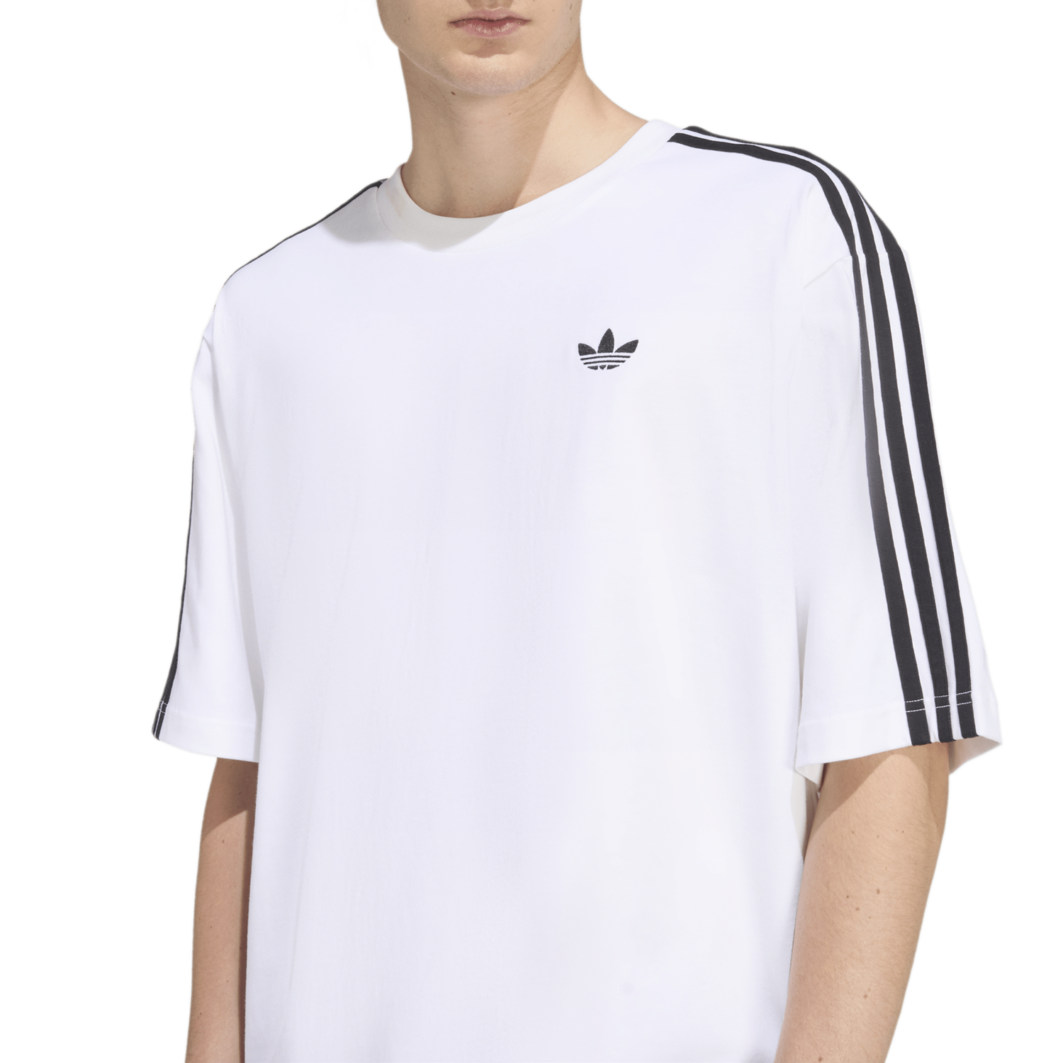 adidas OS 3S T-Shirt - Men's - White/Black