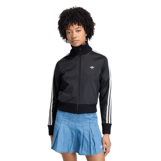 adidas Originals Firebird Knitted Crochet Track Top - Women's - Black