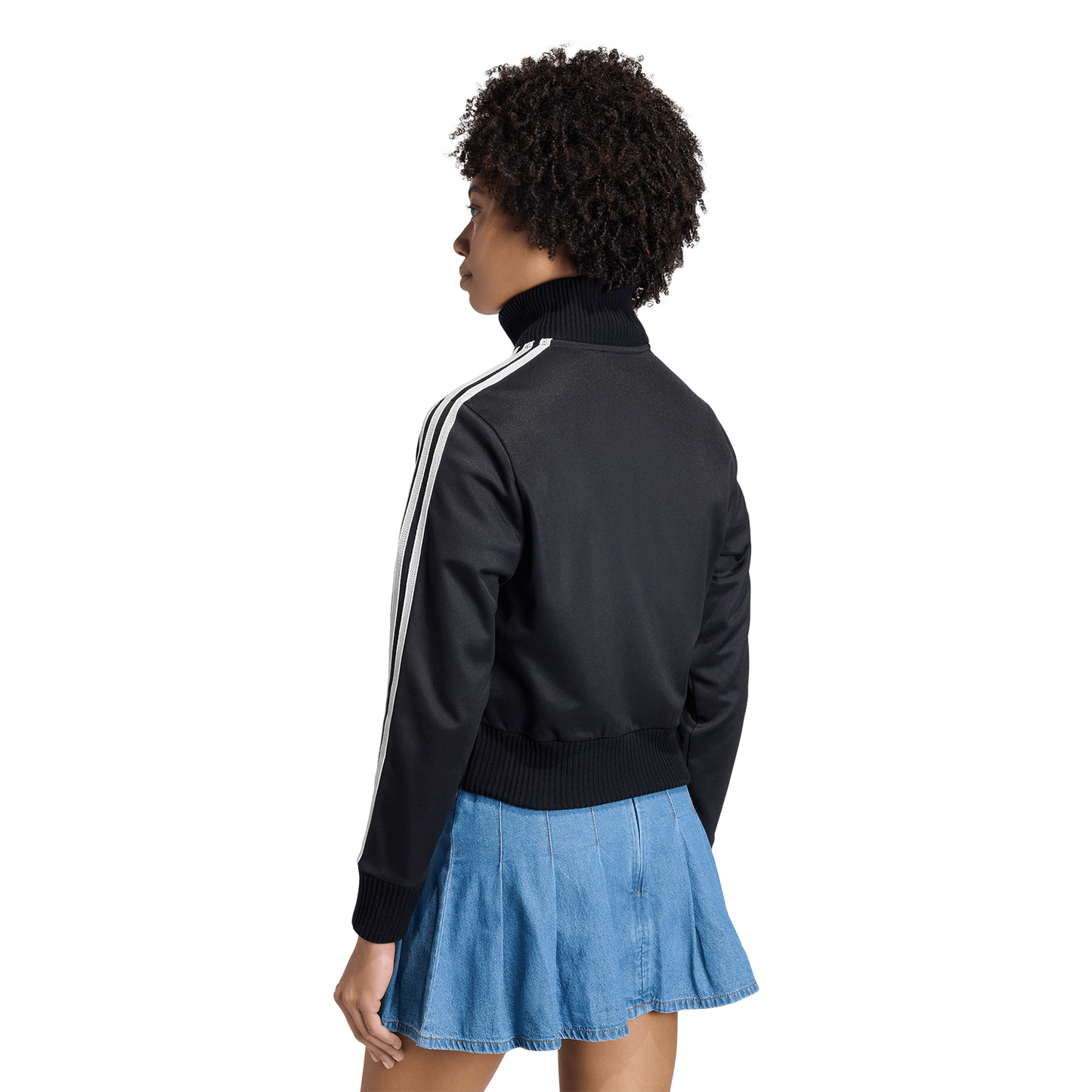 adidas Originals Firebird Knitted Crochet Track Top - Women's - Black