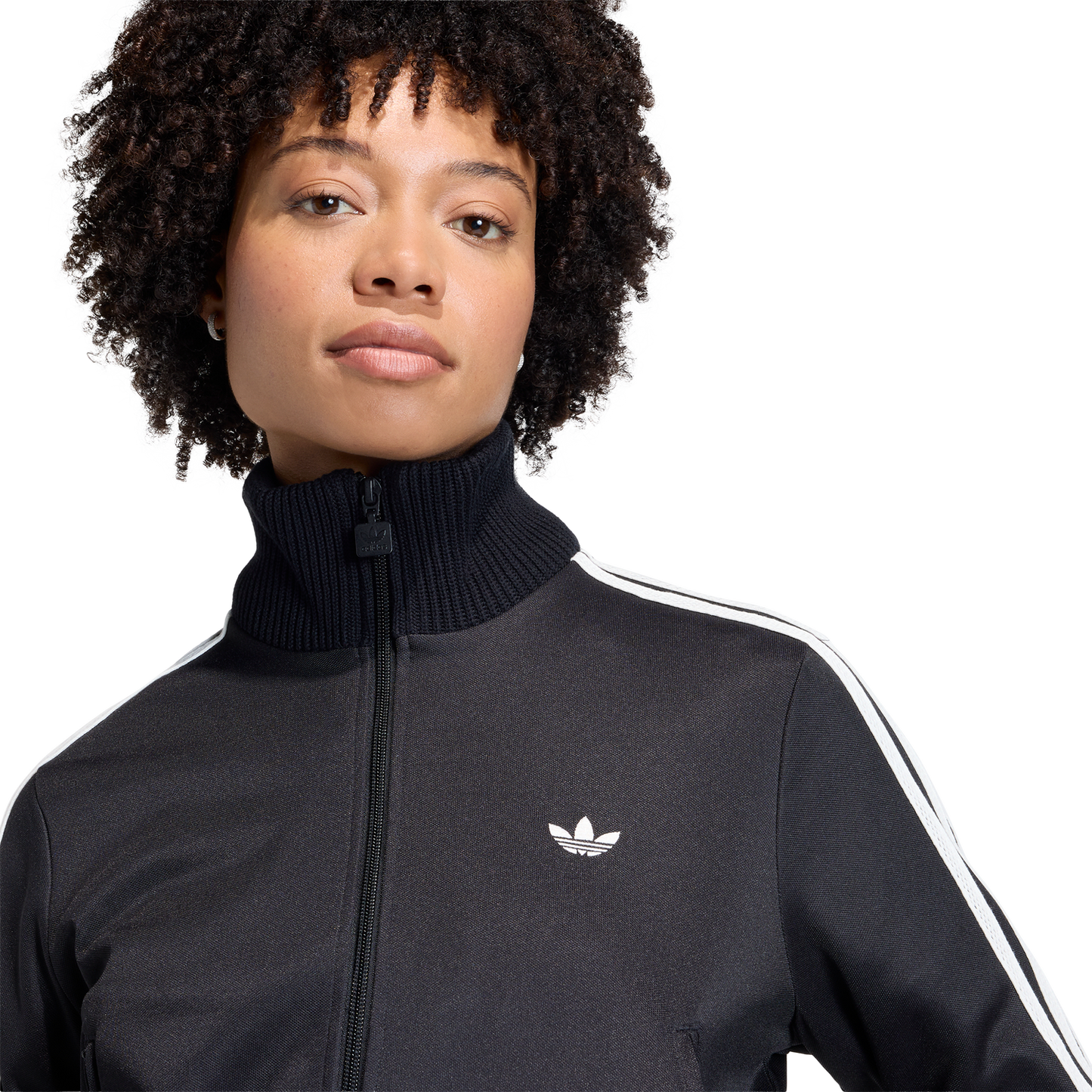 adidas Originals Firebird Knitted Crochet Track Top - Women's - Black