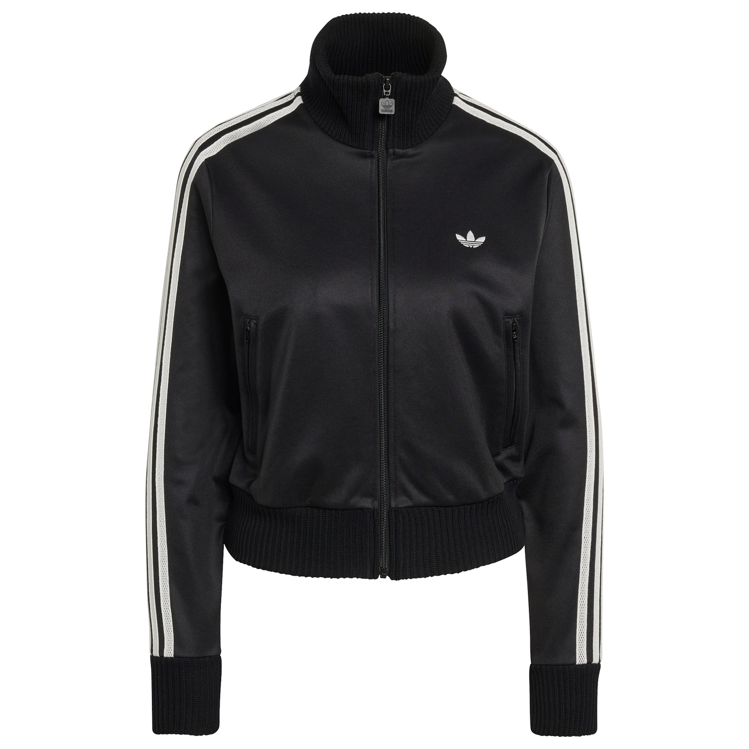 adidas Originals Firebird Knitted Crochet Track Top - Women's - Black