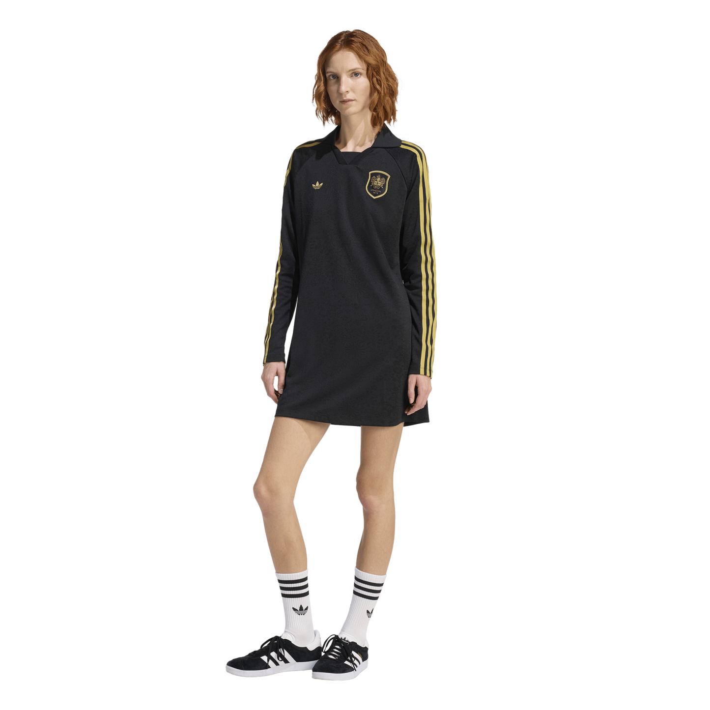 adidas 3S Dress - Women's - Black/Gold